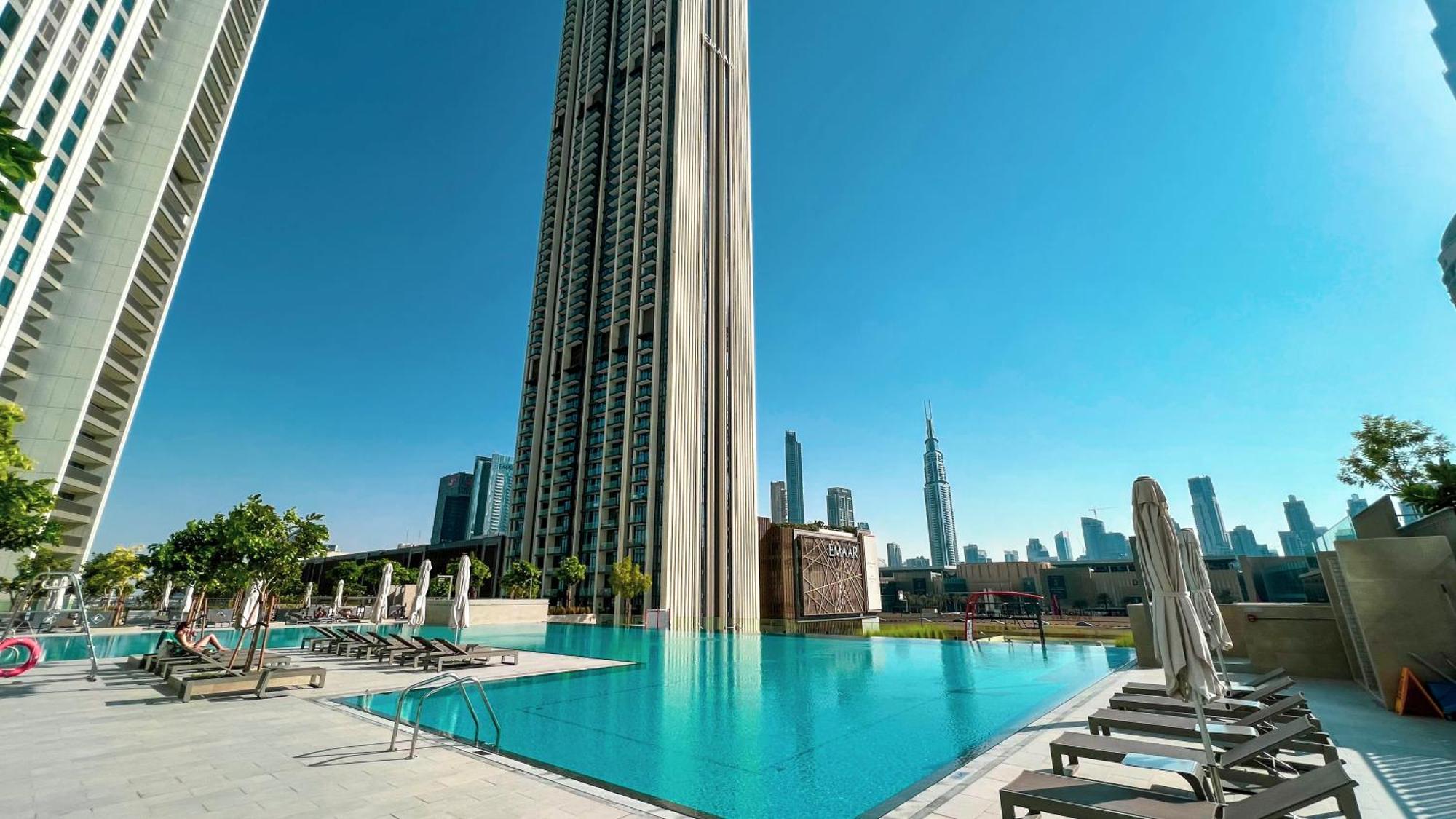 Apartment Full Burj Khalifa View - Opposite Mall Access - 8 Min Walk To Mall & Fountain - Luxury 2br Dubai